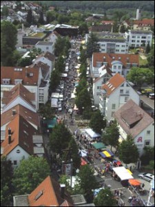 Flohmarkt in der Innenstadt